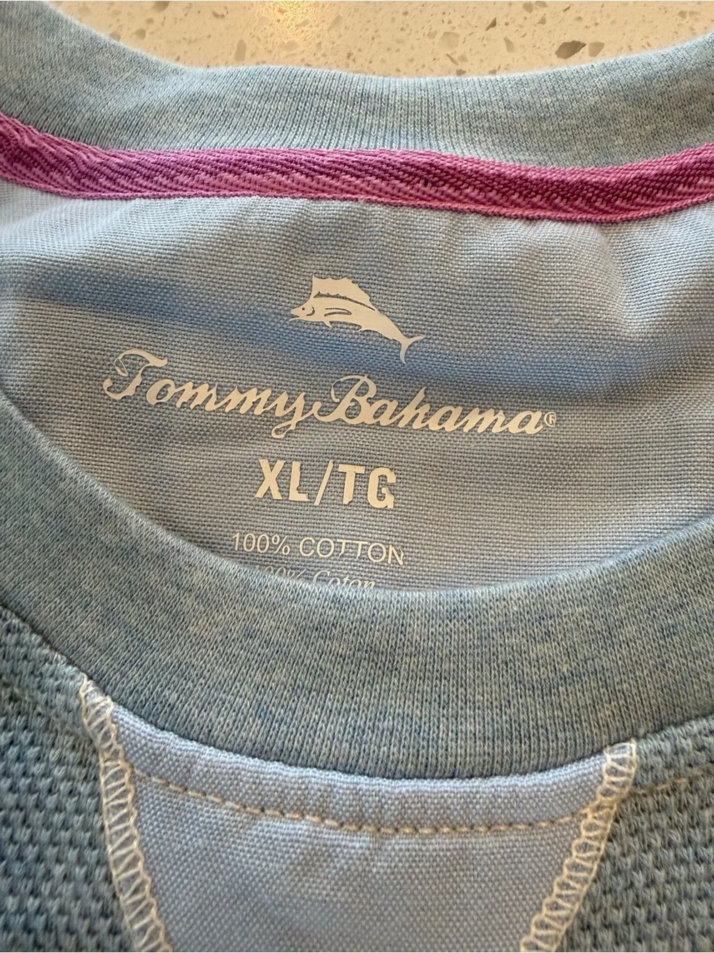 XL New Tommy Bahama Crew Neck La Jolla Crew Sweater Sweatshirt Men's Blue Winter